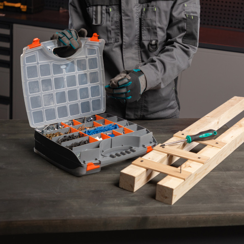 Органайзер двухсторонний 325 x 280 x 85 мм, пластик Stels купить в Москве с доставкой по всей России | ProtosMarket.ru