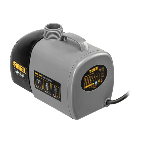 Насос фонтанный FNP110-34, 112 Вт, подъем 3,4 м, 3400 л/ч, колокольчик/каскад/гейзер Denzel по ценам производителя в Санкт-Петербурге с доставкой по всей России