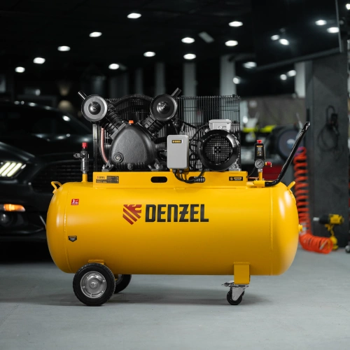 Компрессор воздушный рем. привод BCV 4000-T/200, 4,0 кВт, 200 литров, 690 л/мин Denzel по ценам производителя в Санкт-Петербурге с доставкой по всей России