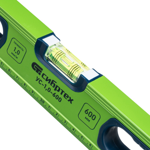 Уровень алюминиевый УС-1, 0-600, фрезерованный, 3 глазка, рукоятки, 600 мм Сибртех по ценам производителя в Санкт-Петербурге с доставкой по всей России