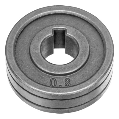 Подающий ролик, V профиль под стальную проволоку 0,8-1мм, 2 шт Denzel по ценам производителя в Санкт-Петербурге с доставкой по всей России