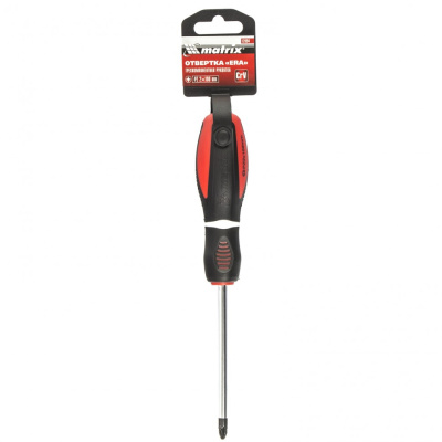 Отвертка "Era", PZ2 x 100 мм, CrV, трехкомпонентная рукоятка Matrix по ценам производителя в Санкт-Петербурге с доставкой по всей России