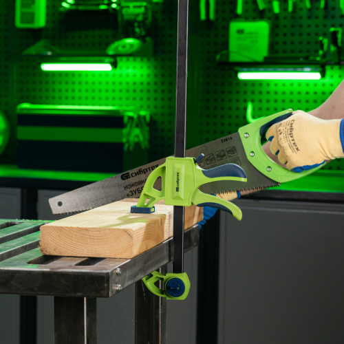 Струбцина F-образная, быстрозажимная, 900 х 70 х 1130 мм, пластиковый корпус, фиксатор, двухкомпонентная рукоятка Сибртех купить в Москве с доставкой по всей России | ProtosMarket.ru