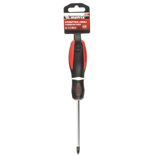 Отвертка "Era", PZ2 x 100 мм, CrV, трехкомпонентная рукоятка Matrix по ценам производителя в Санкт-Петербурге с доставкой по всей России