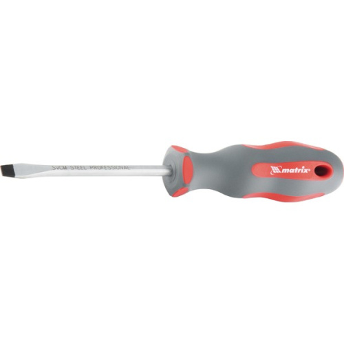 Отвертка Profi, SL8 х 175 мм, SVСM, двухкомпонентная рукоятка Matrix по ценам производителя в Санкт-Петербурге с доставкой по всей России