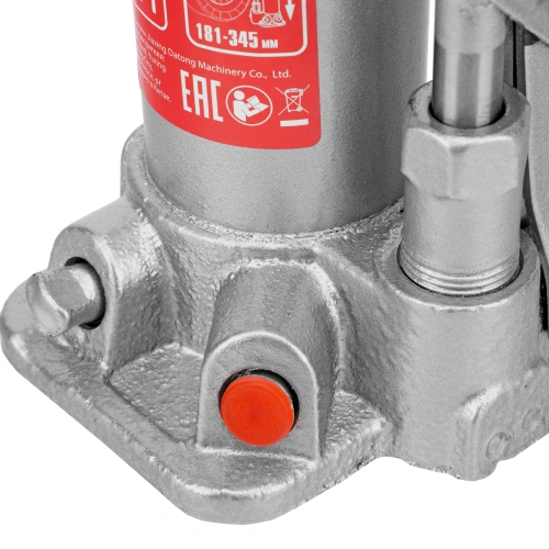 Домкрат гидравлический бутылочный, 2 т, высота подъема 181-345 мм, в пластиковый кейсе Matrix по ценам производителя в Санкт-Петербурге с доставкой по всей России