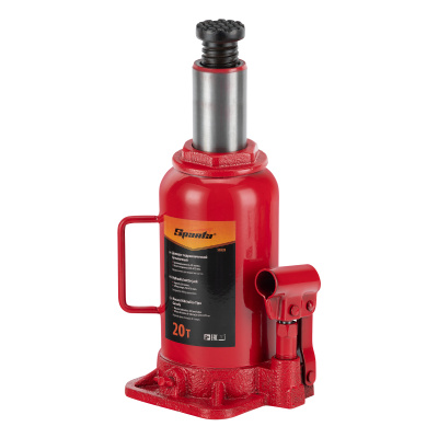 Домкрат гидравлический бутылочный, 10 т, h подъема 200-385 мм Sparta купить в Москве с доставкой по всей России | ProtosMarket.ru