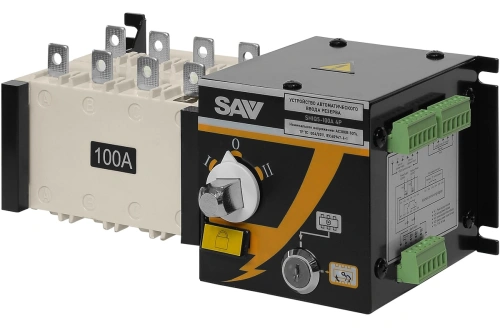 Реверсивный рубильник АВР (устройство автоматического ввода резерва) SHIQ5-100A 4P по ценам производителя в Санкт-Петербурге с доставкой по всей России
