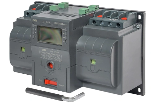 Рубильник реверсивный автоматизированный моноблочный (Блок автоматического ввода резерва АВР) CM-63/ по ценам производителя в Санкт-Петербурге с доставкой по всей России