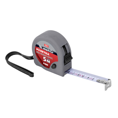 Рулетка Fine,5 м х 19 мм,пластиковый корпус Matrix по ценам производителя в Санкт-Петербурге с доставкой по всей России