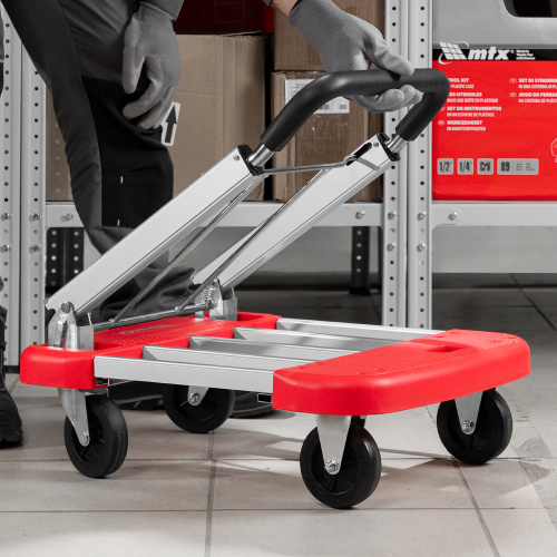 Тележка хозяйственная, телескопическая, грузоподъемность 150 кг Matrix по ценам производителя в Санкт-Петербурге с доставкой по всей России