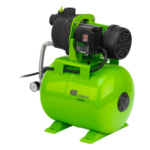 Насосная станция НС650-П, 650 Вт, напор 37 м, 3200 л/ч, ресивер 19 л Сибртех по ценам производителя в Санкт-Петербурге с доставкой по всей России