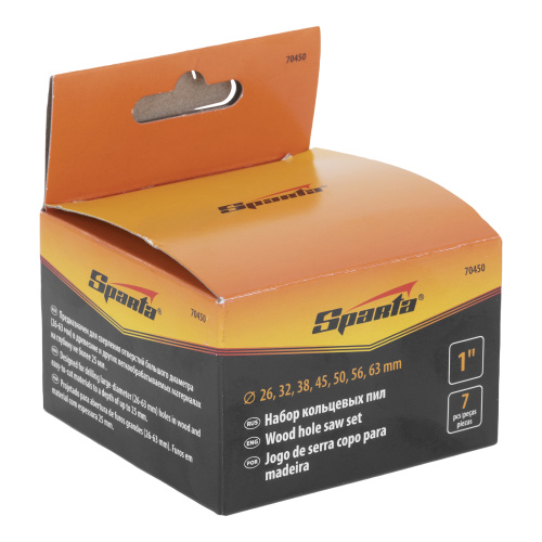 Пила кольцевая, D 26-63 мм, глубина пропила 1 Sparta по ценам производителя в Санкт-Петербурге с доставкой по всей России