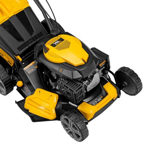 Газонокосилка бензиновая GLD-460SP, 146 куб.см, ширина 46 см, привод 7 уровней, травосборник 50 л Denzel купить в Москве с доставкой по всей России | ProtosMarket.ru