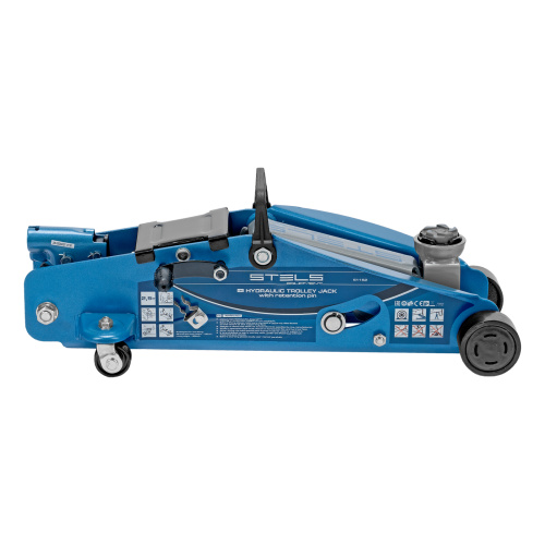 Домкрат гидравлический подкатной 2.5 т, с фиксатором, Safety Pin, 140-385 мм Stels по ценам производителя в Санкт-Петербурге с доставкой по всей России