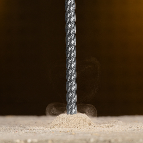 Бур по бетону, цельная крестовая пластина, 8x265 мм, SDS PLUS Denzel по ценам производителя в Санкт-Петербурге с доставкой по всей России