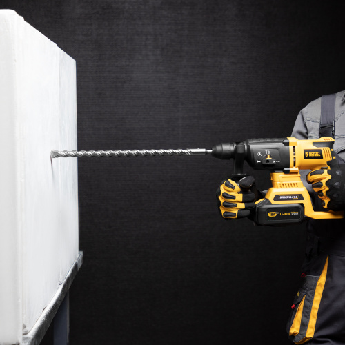 Бур по бетону, двойная спираль, три пылеотводящие кромки, 20 x 460 мм DENZEL купить в Москве с доставкой по всей России | ProtosMarket.ru