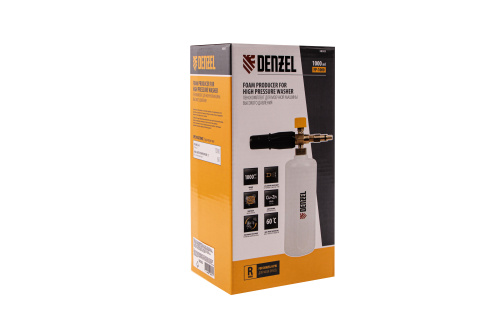 Пенокомплект FPB-1000, для моечных машин высокого давления, латунь  Denzel купить в Москве с доставкой по всей России | ProtosMarket.ru