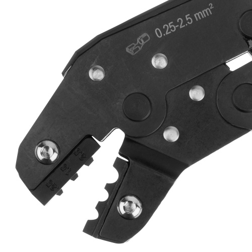 Клещи для обжима неизолированных наконечников НК и НВ, разъемов РП, 0,25 - 2,5 мм2 Denzel купить в Москве с доставкой по всей России | ProtosMarket.ru