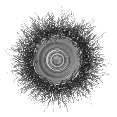 Щетка для дрели, 50 мм, "чашка" со шпилькой, витая проволока 0.3 мм Сибртех по ценам производителя в Санкт-Петербурге с доставкой по всей России