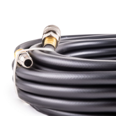 Резиновый маслостойкий воздушный шланг с фитингами Rapid, 20 бар, 12х6 мм, 10 м. AERO по ценам производителя в Санкт-Петербурге с доставкой по всей России