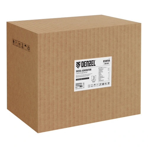 Генератор дизельный DES-85E, 8,5 кВт, 230 В, 16 л, электростартер Denzel по ценам производителя в Санкт-Петербурге с доставкой по всей России