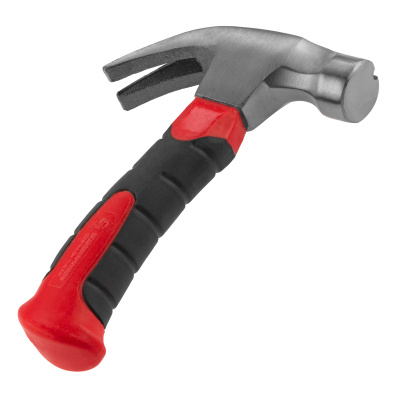 Молоток-гвоздодер мини, боек с магнитом, фибергласовая двухкомпонентная рукоятка, 250 г Matrix купить в Москве с доставкой по всей России | ProtosMarket.ru