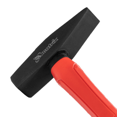 Молоток слесарный optimal, 500 г, фибергласовая обрезиненная рукоятка, квадратный боек Matrix купить в Москве с доставкой по всей России | ProtosMarket.ru