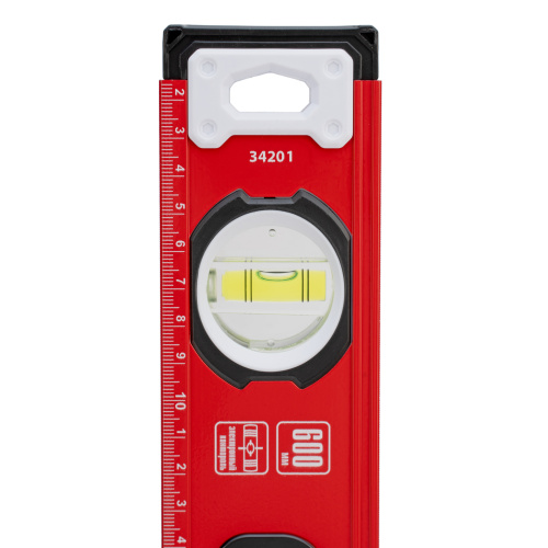 Уровень алюминиевый, фрезерованный, 3 глазка, рукоятки, 600 мм Matrix по ценам производителя в Санкт-Петербурге с доставкой по всей России