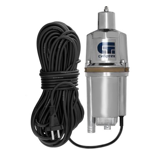 Вибрационный насос СВН300Н-15, нижний забор, 300 Вт, напор 75 м, 1200 л/ч, кабель 15 м Сибртех по ценам производителя в Санкт-Петербурге с доставкой по всей России
