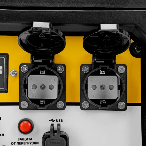 Генератор инверторный GS-4500iSE, 4,5 кВт, 230 В, закрытый корпус, электростартер Denzel по ценам производителя в Санкт-Петербурге с доставкой по всей России