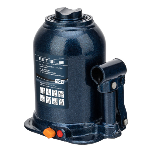 Домкрат гидравлический бутылочный телескопический, 10 т, подъем 180-450 мм Stels по ценам производителя в Санкт-Петербурге с доставкой по всей России