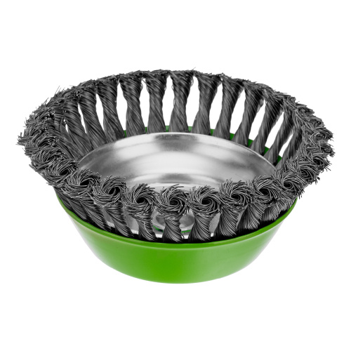 Щетка для УШМ, 150 мм, М14, "чашка", крученая проволока 0.5 мм Сибртех по ценам производителя в Санкт-Петербурге с доставкой по всей России