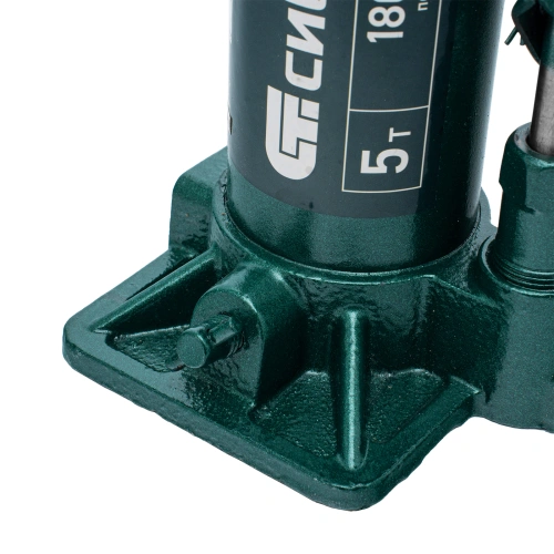 Домкрат гидравлический бутылочный, 5 т, 180-340 мм, в пласт. кейсе Сибртех по ценам производителя в Санкт-Петербурге с доставкой по всей России