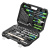 Набор инструментов, 1/2", 1/4", пластиковый кейс 76 предметов Сибртех купить в Москве с доставкой по всей России | ProtosMarket.ru