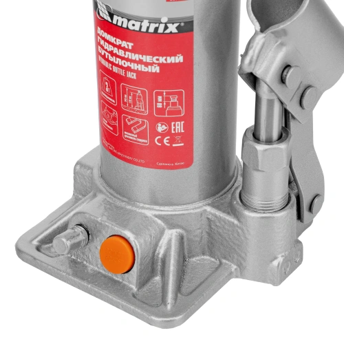 Домкрат гидравлический бутылочный, 3 т, h подъема 178-343 мм, в пластиковом кейсе Matrix по ценам производителя в Санкт-Петербурге с доставкой по всей России