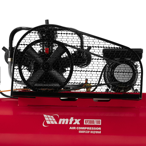 Компрессор воздушный ременный привод КР3000/100  3,0 кВт, 100 литров, 510 л/мин МТХ купить в Москве с доставкой по всей России | ProtosMarket.ru