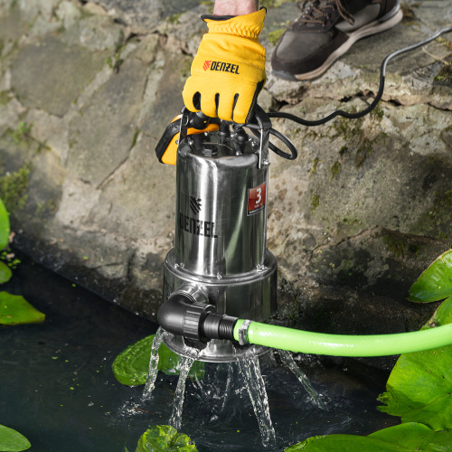 Дренажный насос DPL800X, 800 Вт, подъем 7 м, 16500 л/ч Denzel по ценам производителя в Санкт-Петербурге с доставкой по всей России