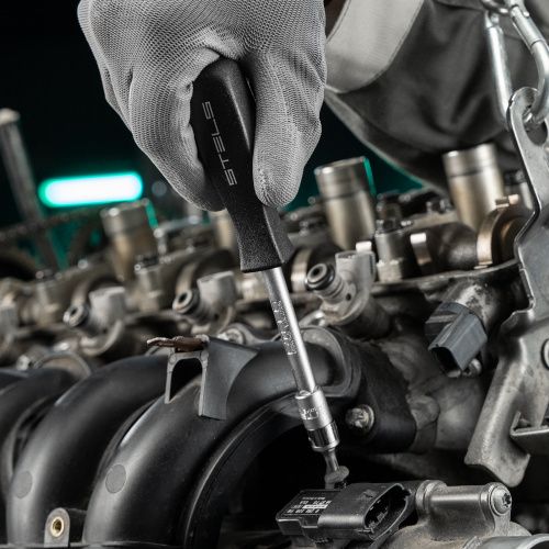 Набор инструментов, 1/2",3/8", 1/4", CrV, пластиковый кейс 142 предмета Stels купить в Москве с доставкой по всей России | ProtosMarket.ru