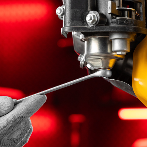 Ключ комбинированный, 10 мм, CrV, матовый хром Matrix по ценам производителя в Санкт-Петербурге с доставкой по всей России