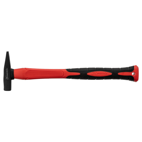 Молоток слесарный optimal, 100 г, фибергласовая обрезиненная рукоятка, квадратный боек Matrix купить в Москве с доставкой по всей России | ProtosMarket.ru