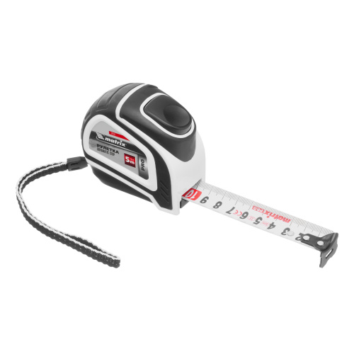 Рулетка Autostop,5 м х 25 мм,двухкомпонентный корпус,автоматическая фиксация,Pro Matrix по ценам производителя в Санкт-Петербурге с доставкой по всей России