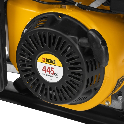 Генератор бензиновый PS 80 EA, 8.0 кВт, 230 В, 25 л, коннектор автоматики, электростартер Denzel по ценам производителя в Санкт-Петербурге с доставкой по всей России