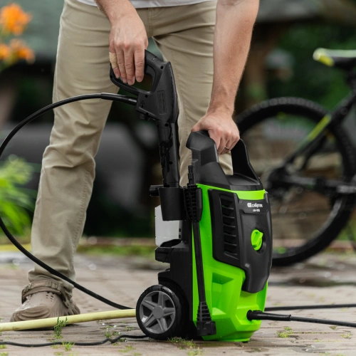 Моечная машина высокого давления АМ-1800, 1800 Вт, 140 бар, 350 л/ч, колесная Сибртех купить в Москве с доставкой по всей России | ProtosMarket.ru