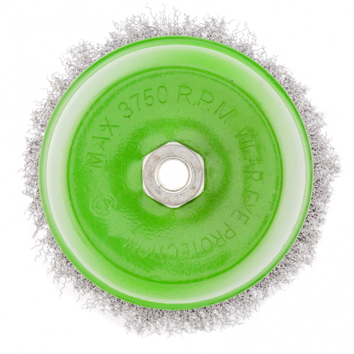 Щетка для УШМ, 150 мм, М14, "чашка", витая проволока 0.3 мм Сибртех по ценам производителя в Санкт-Петербурге с доставкой по всей России