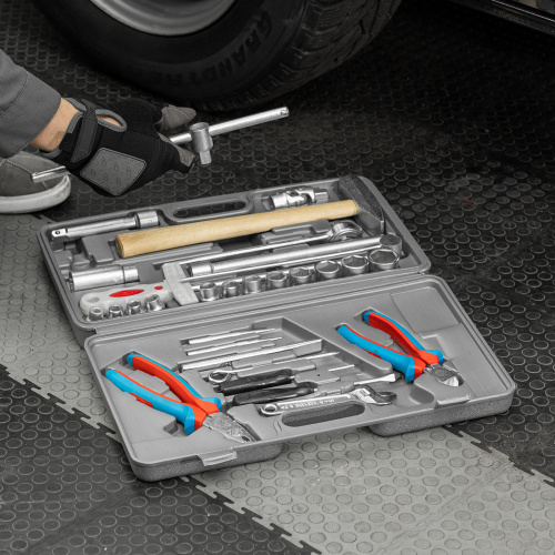 Набор слесарно-шоферского инструмента "Универсал-2", пластиковый бокс (НИЗ) купить в Москве с доставкой по всей России | ProtosMarket.ru