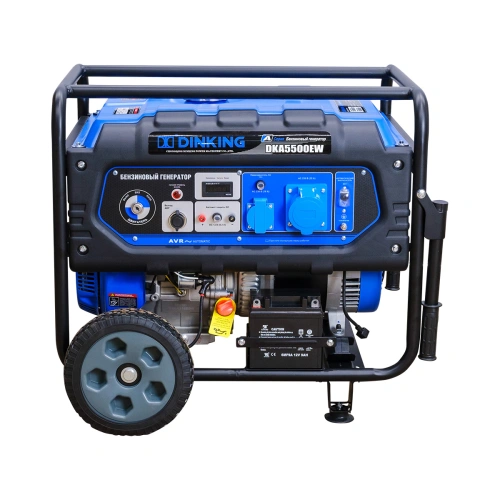 Генератор бензиновый Dinking DKA5500EW (5,5кВт, электростартер, 15лс, колёса) купить в Москве с доставкой по всей России | ProtosMarket.ru