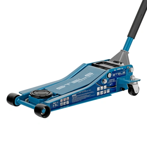 Домкрат гидравлический подкатной, быстрый подъем, 3т Low Profile Quick, 75-515 мм, профессиональный Stels по ценам производителя в Санкт-Петербурге с доставкой по всей России