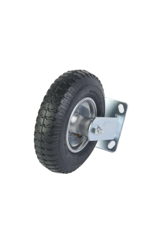 Колесо пневматическое резиновое 210 мм PRF 80 неповоротное на кронштейне по ценам производителя в Санкт-Петербурге с доставкой по всей России