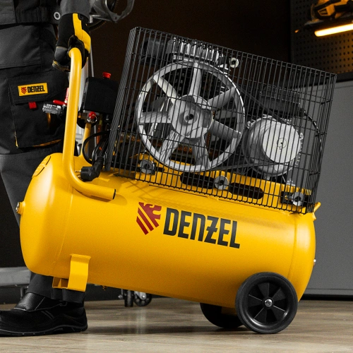 Компрессор воздушный BCI2300/50, ременный привод, 2.3 кВт, 50 литров, 400 л/мин Denzel по ценам производителя в Санкт-Петербурге с доставкой по всей России